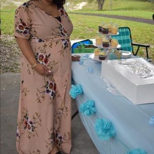 Floral Maternity Dress